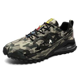 Men's Outdoor Off-road Running Shoes Air Cushion Mountaineering (Option: Camouflage-42)